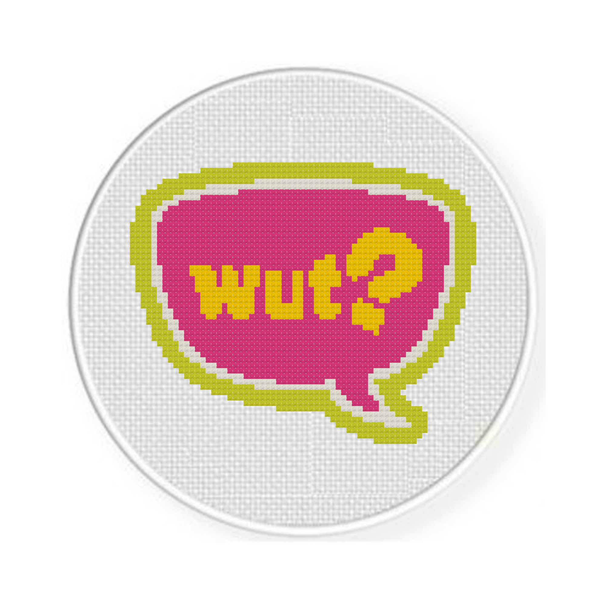 Wut Cross Stitch Pattern - Image 2