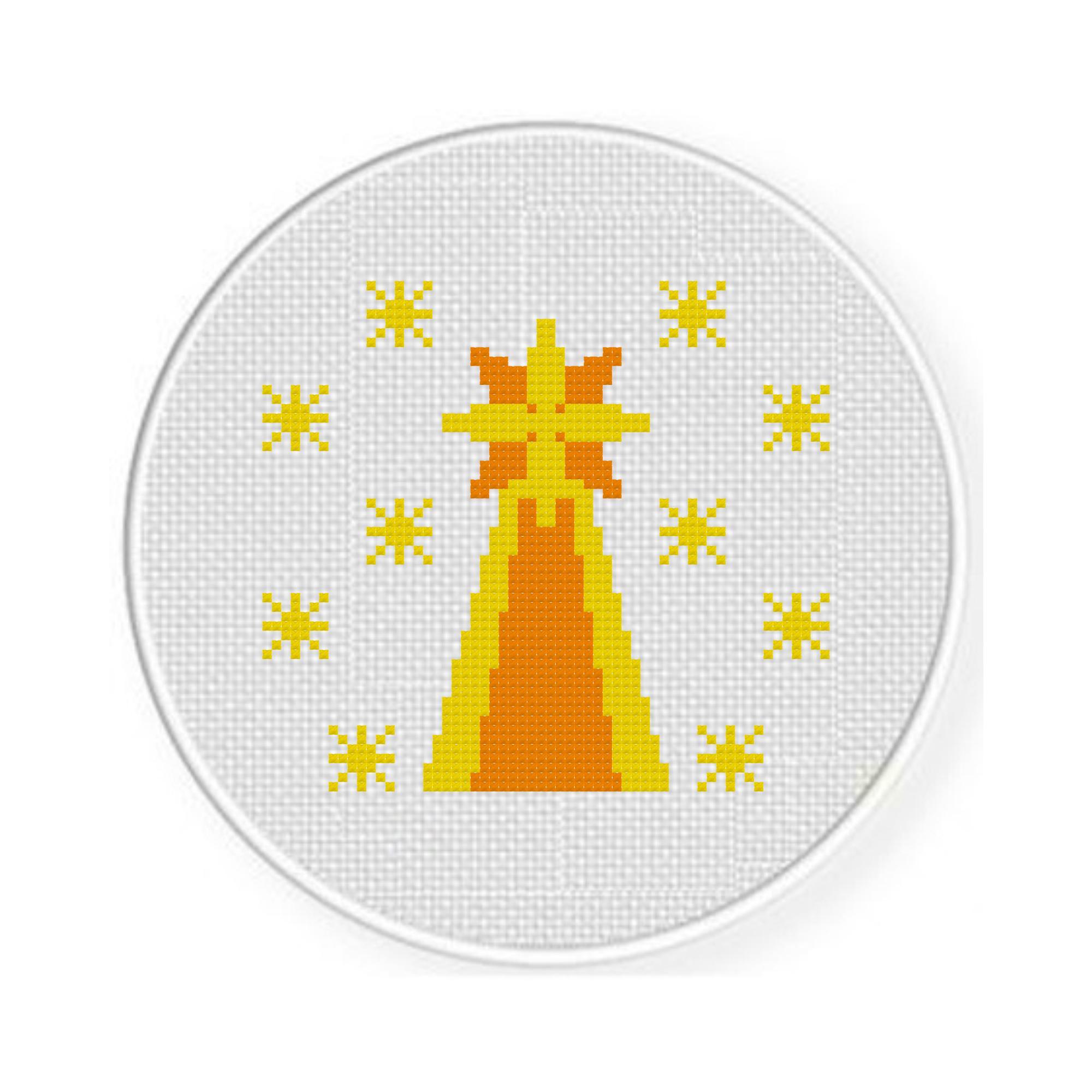 Star Of Bethlehem Cross Stitch Pattern - Image 2