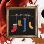 Socks Branch Cross Stitch Pattern