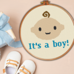 It's A Boy Cross Stitch Pattern