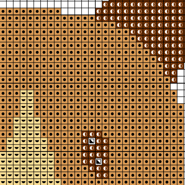 Brown Dog Cross Stitch Pattern - Image 4