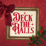 Deck The Halls Cross Stitch Pattern