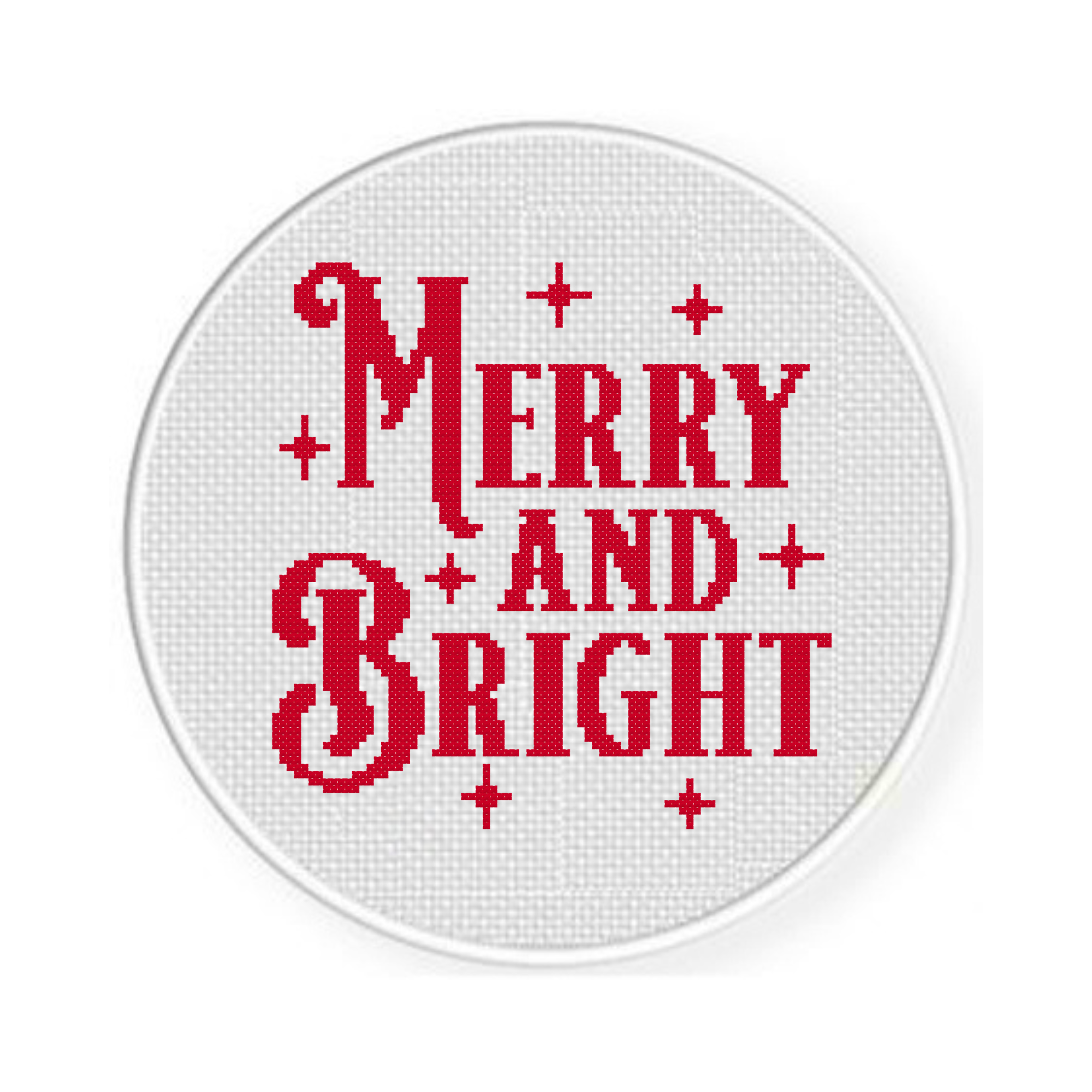 Merry & Bright Cross Stitch Pattern - Image 2