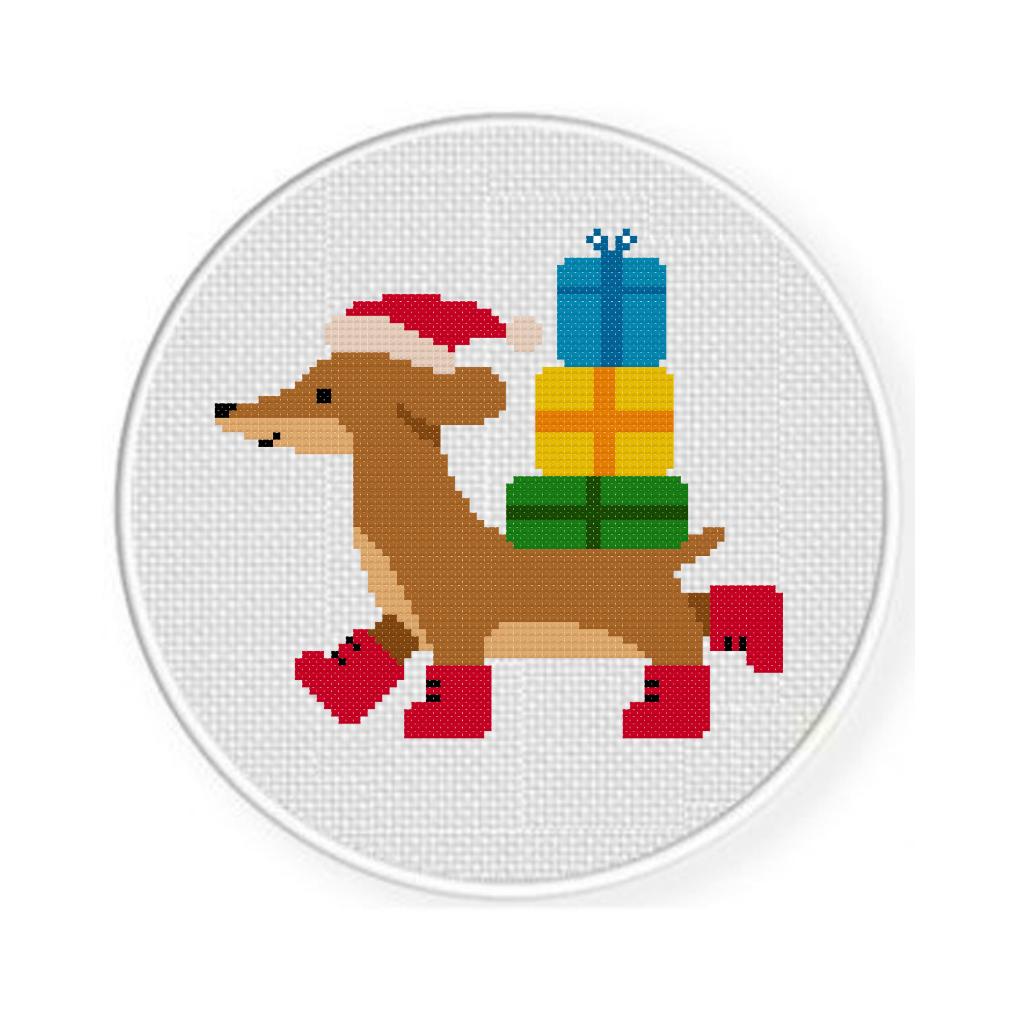 Merry Dogmas Cross Stitch Pattern - Image 2