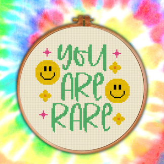 You Are Rare Cross Stitch Pattern