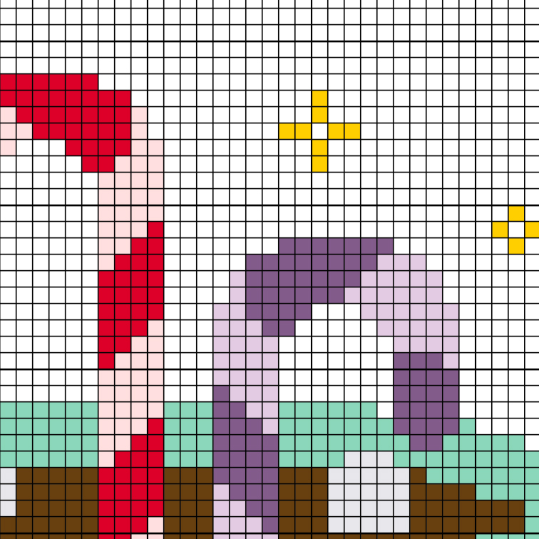 Hot Cocoa Candy Cross Stitch Pattern - Image 3