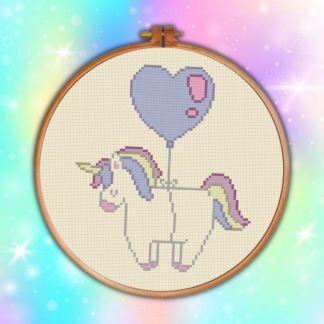 Unicorn Float Cross Stitch Pattern
