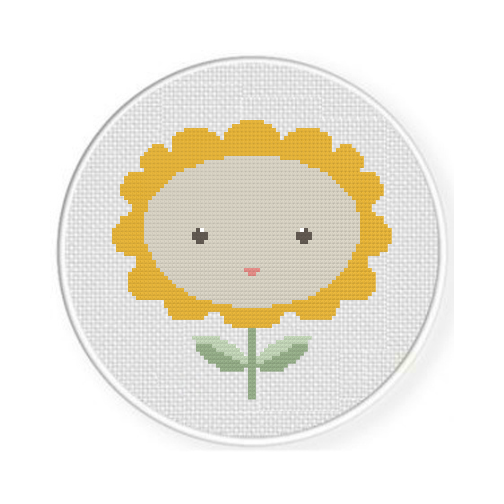 Sun Flower Cross Stitch Pattern - Image 2