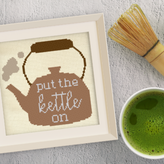 Put The Kettle On Cross Stitch Pattern