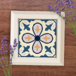 Fleur Tile Cross Stitch Pattern