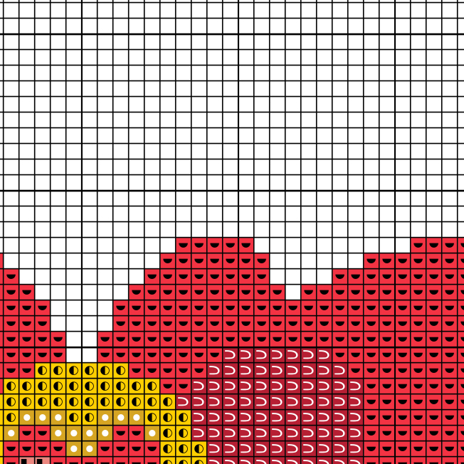 Heart Ribbon Cross Stitch Pattern - Image 3