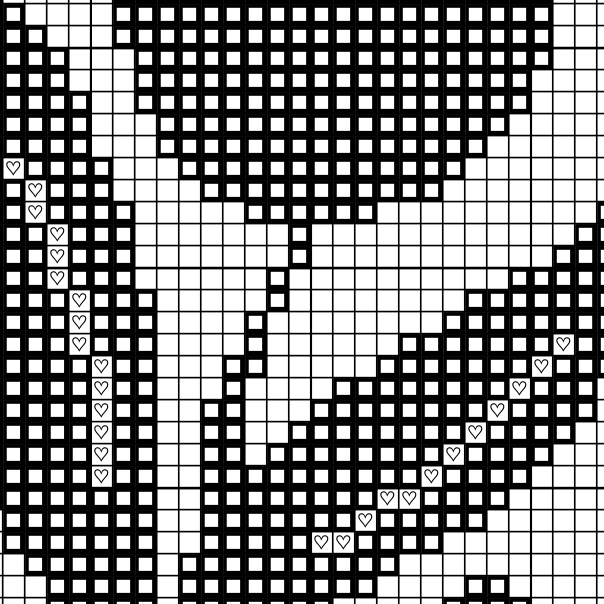 Shadow Flora Cross Stitch Pattern - Image 3