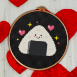 Onigiri Love Cross Stitch Pattern