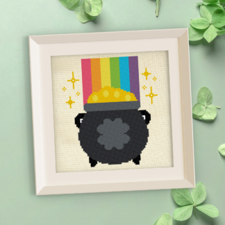 Pot Of Gold Cross Stitch Pattern