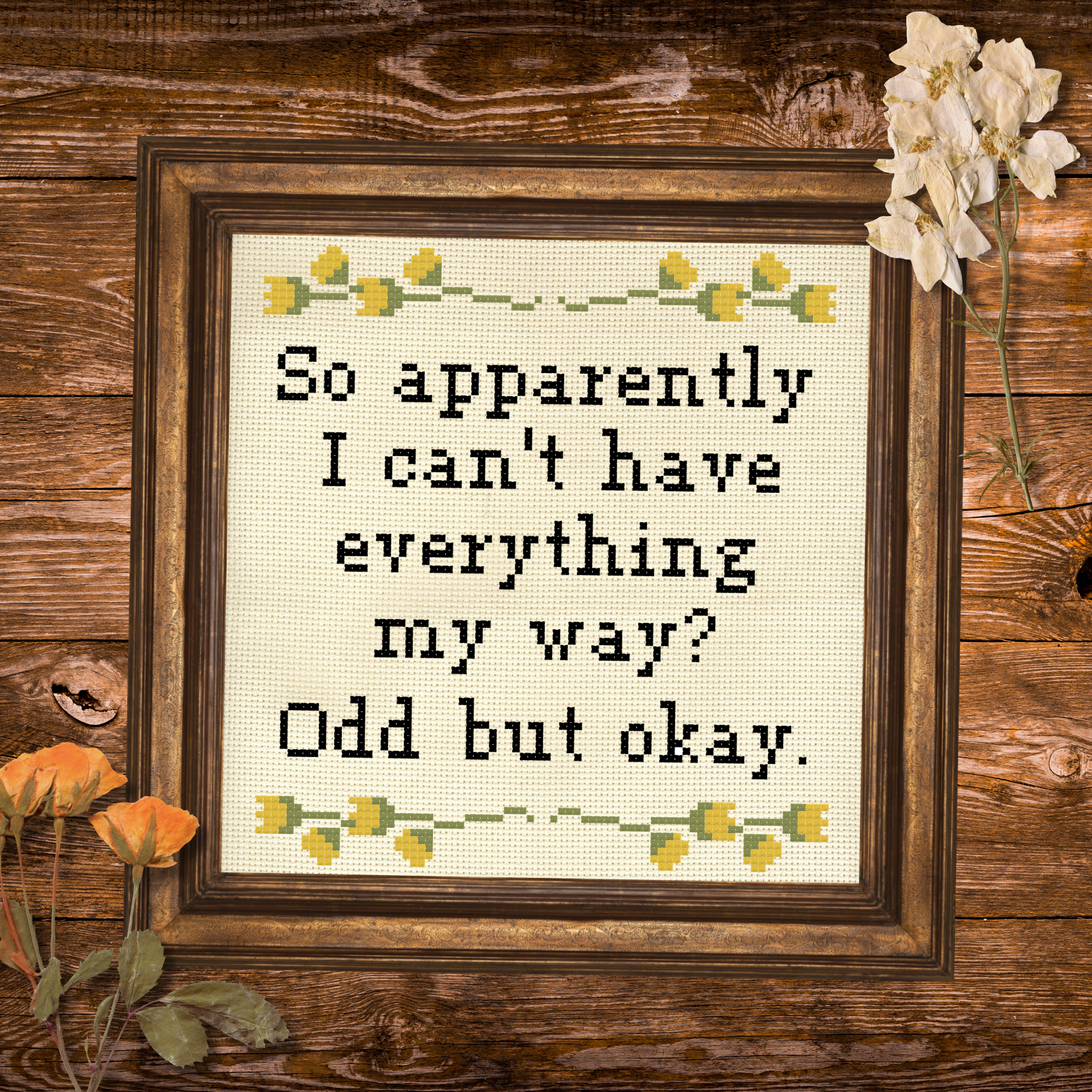 So Apparently Cross Stitch Pattern