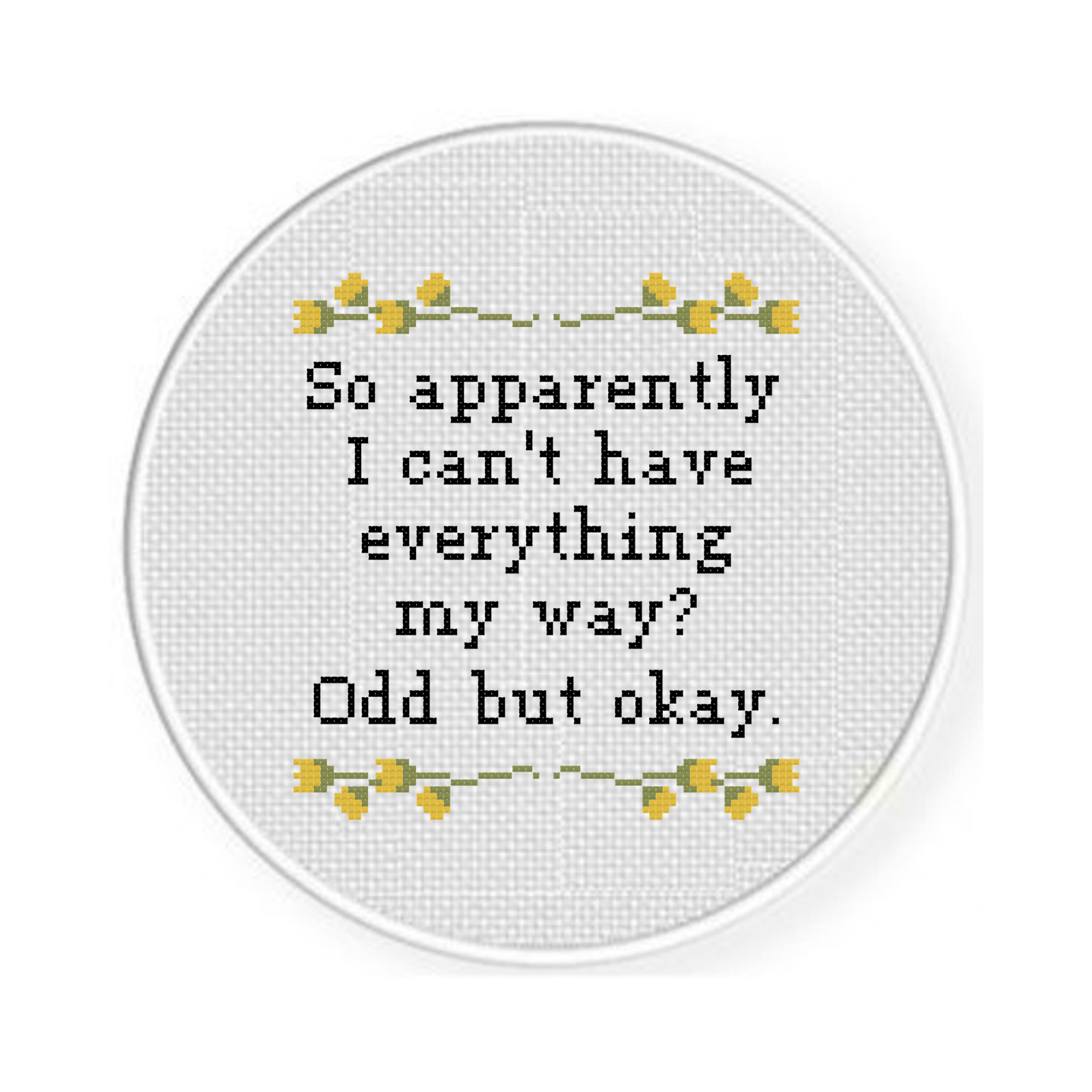 So Apparently Cross Stitch Pattern - Image 2