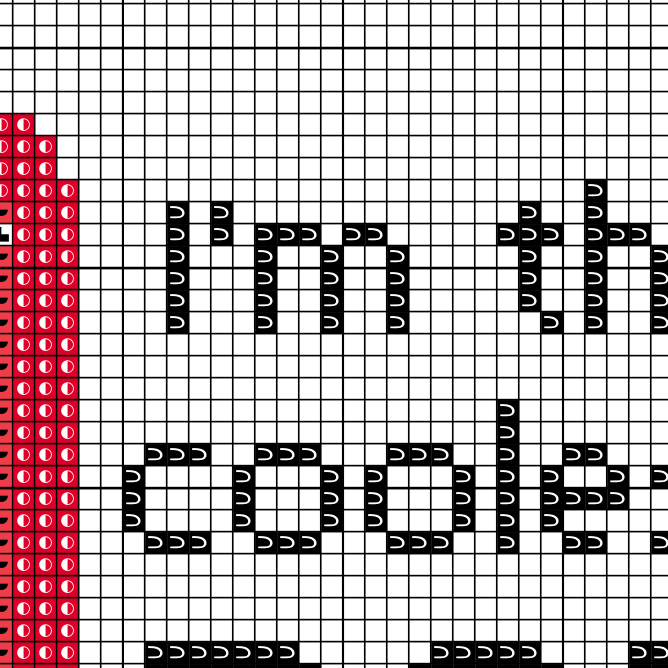 I'm The Coolest Pop Pop Cross Stitch Pattern - Image 4