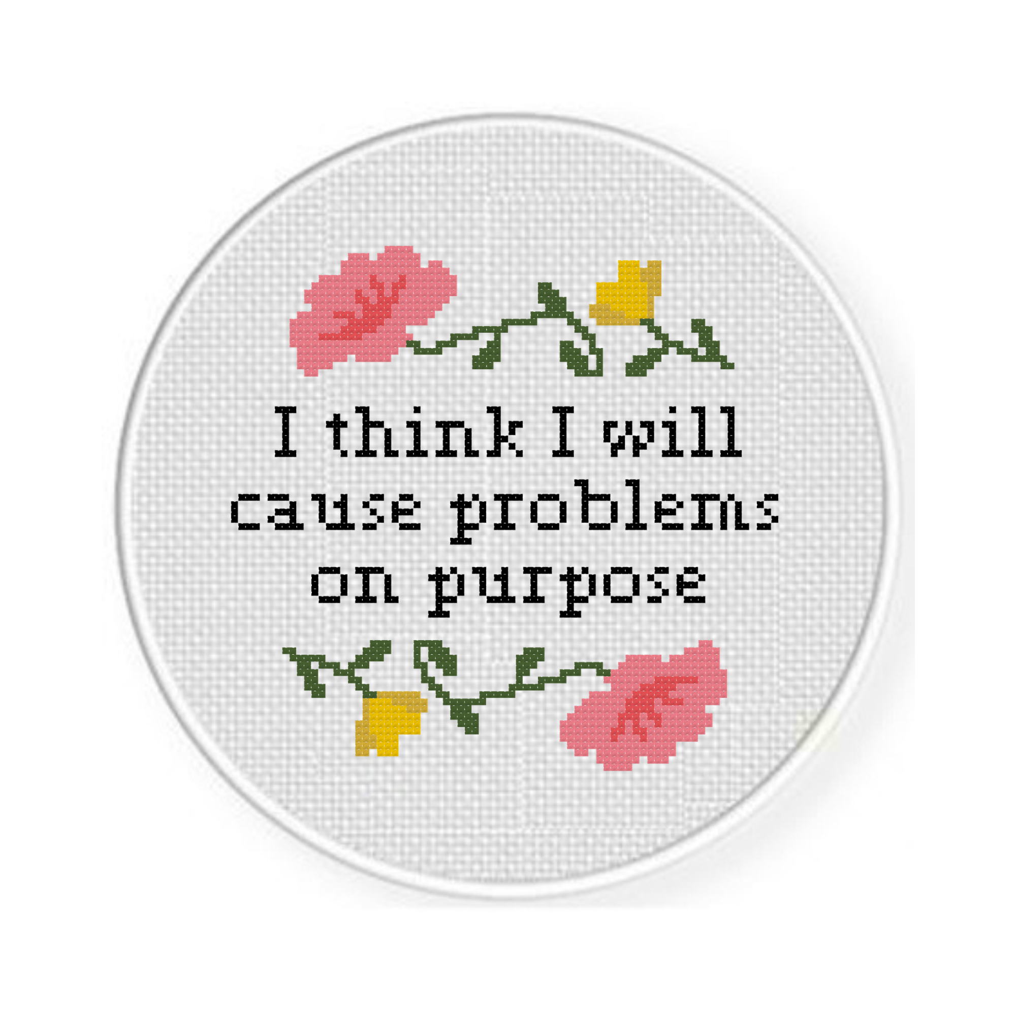 Problems On Purpose Cross Stitch Pattern - Image 2