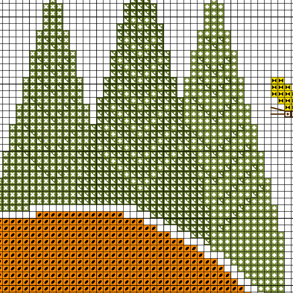 Woodland Fox Cross Stitch Pattern - Image 3