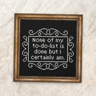 Todays New Cross Stitch Chart