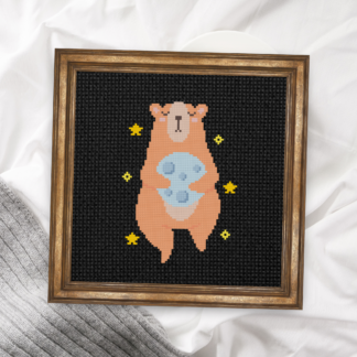 Bear Hug Cross Stitch Pattern