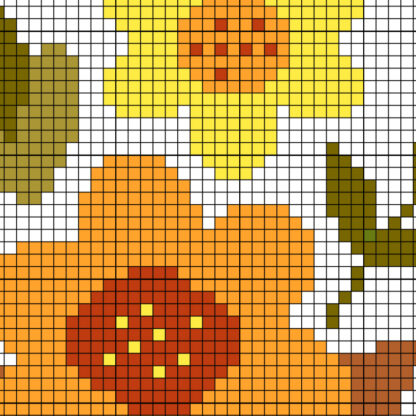 Green Bird Cup Cross Stitch Pattern – Daily Cross Stitch