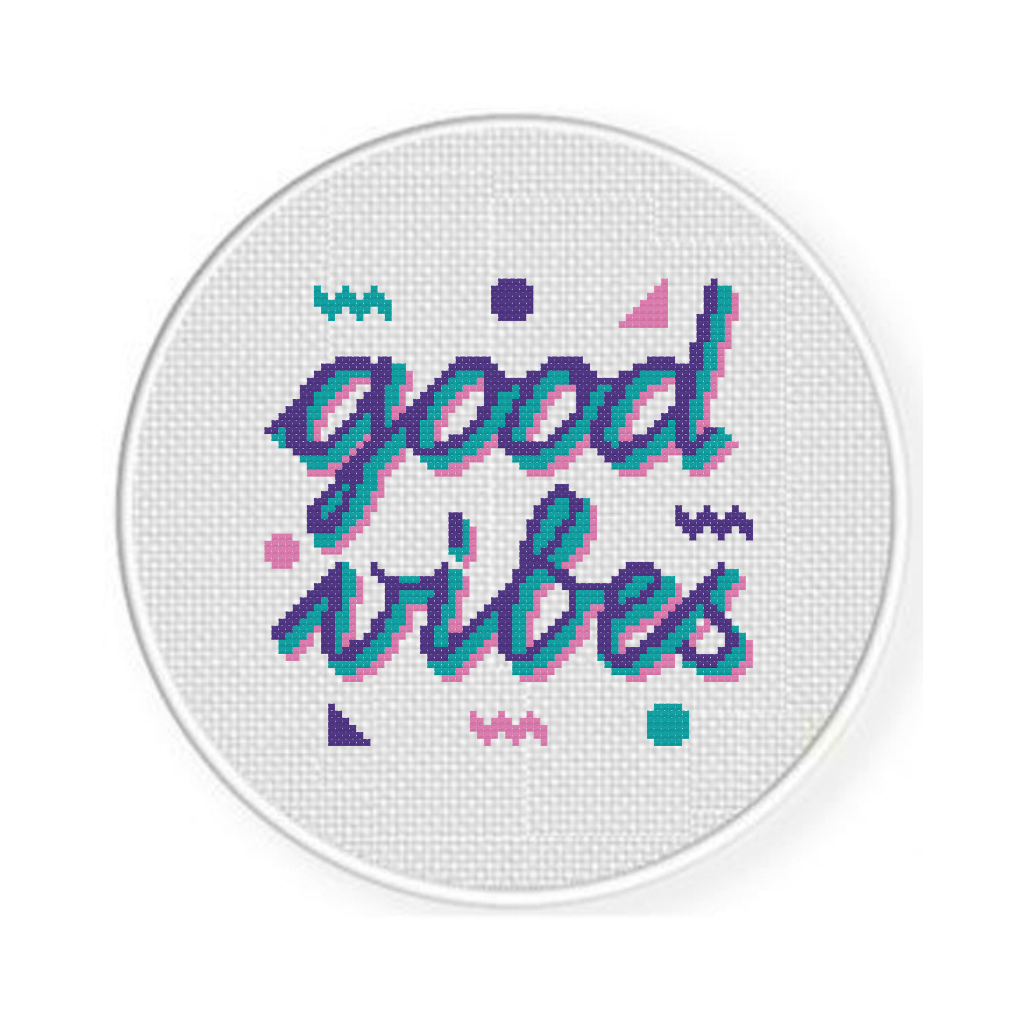Good Vibes Cross Stitch Pattern - Image 2