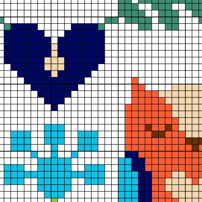 Folk Owls Cross Stitch Pattern - Image 3