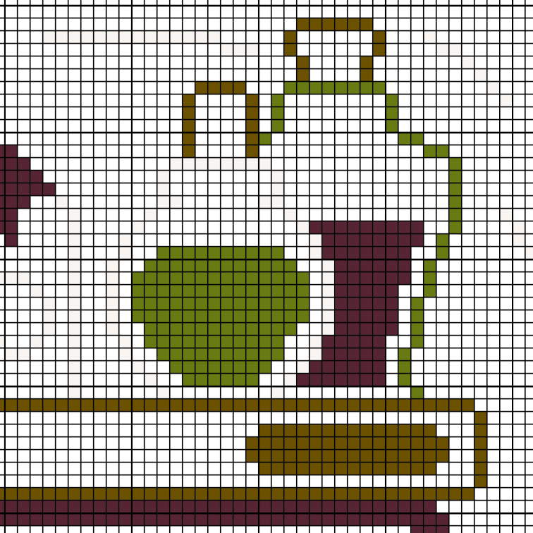 Witch Craft Books Cross Stitch Pattern - Image 4