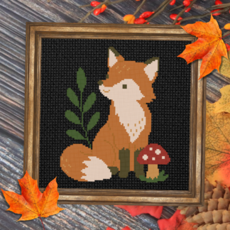 Woodland Fox Cross Stitch Pattern
