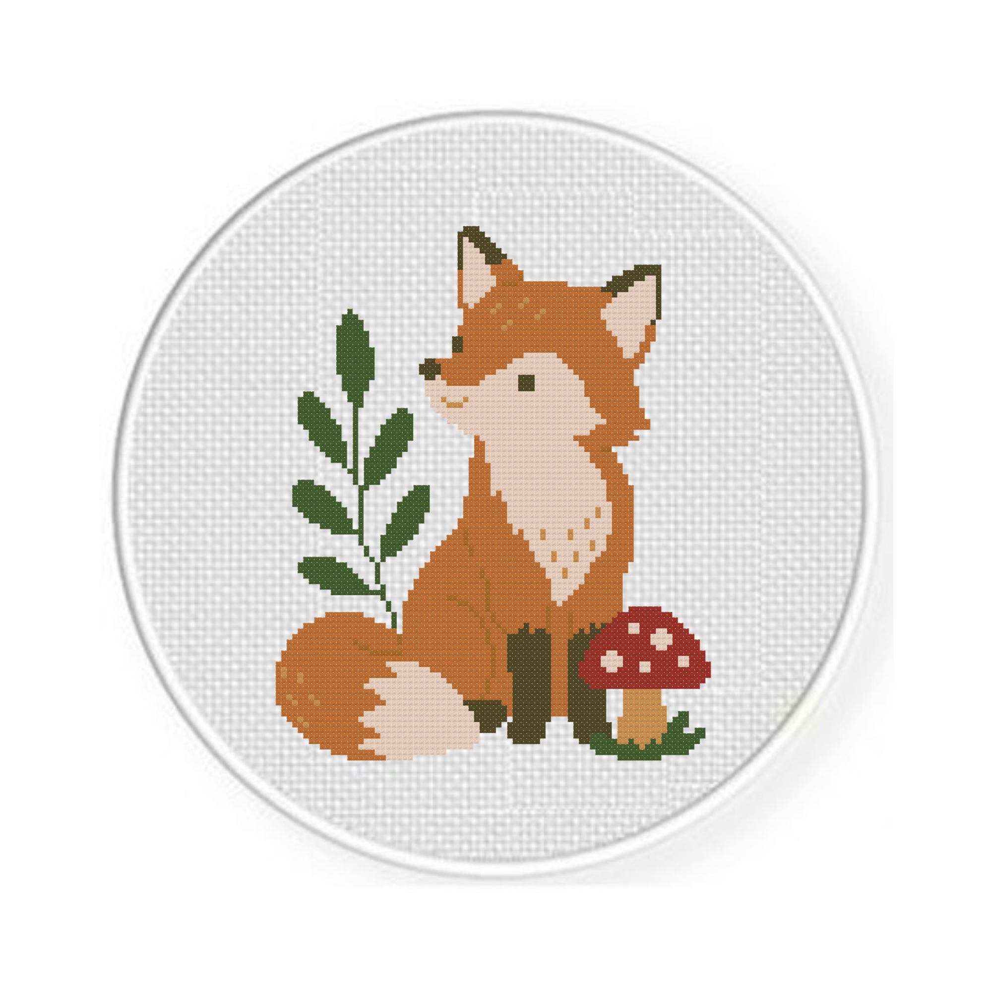 Woodland Fox Cross Stitch Pattern - Image 2