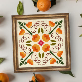 Rustic Vines Deco Cross Stitch Pattern