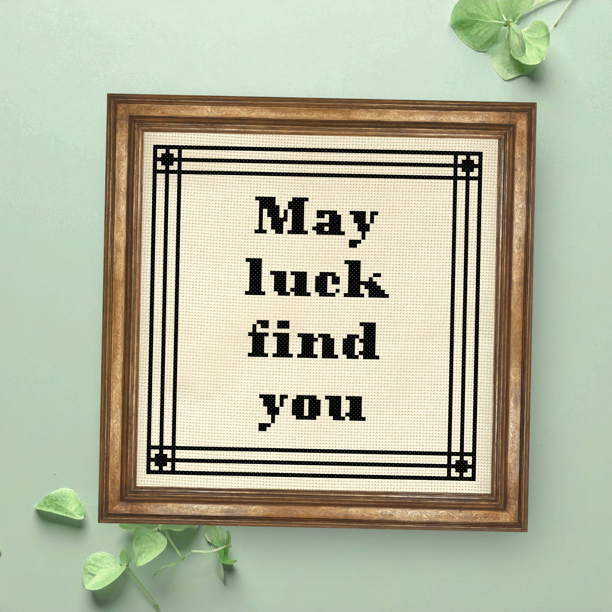 May Luck Find You Cross Stitch Pattern