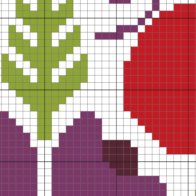 Harvest Harmony Deco Cross Stitch Pattern - Image 3