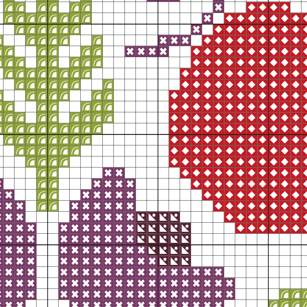 Harvest Harmony Deco Cross Stitch Pattern - Image 4