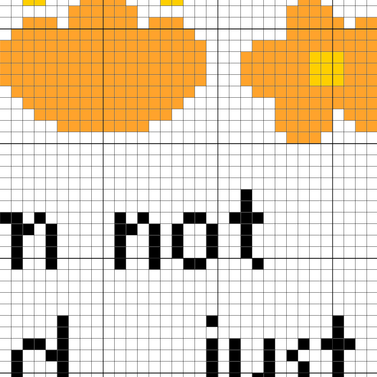 I'm Not Mad Cross Stitch Pattern - Image 4