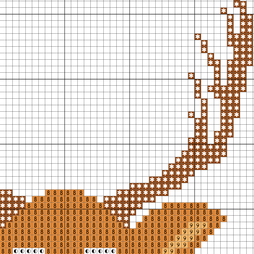 Red Nose Reindeer Cross Stitch Pattern - Image 3