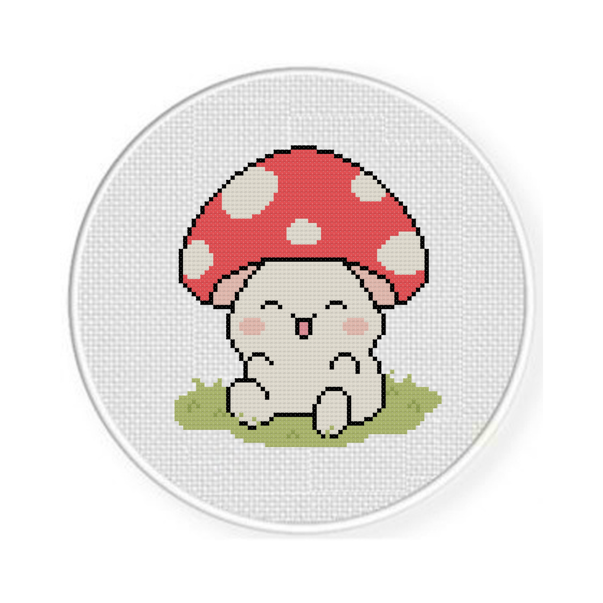 Cutie Mushroom Cross Stitch Pattern - Image 2