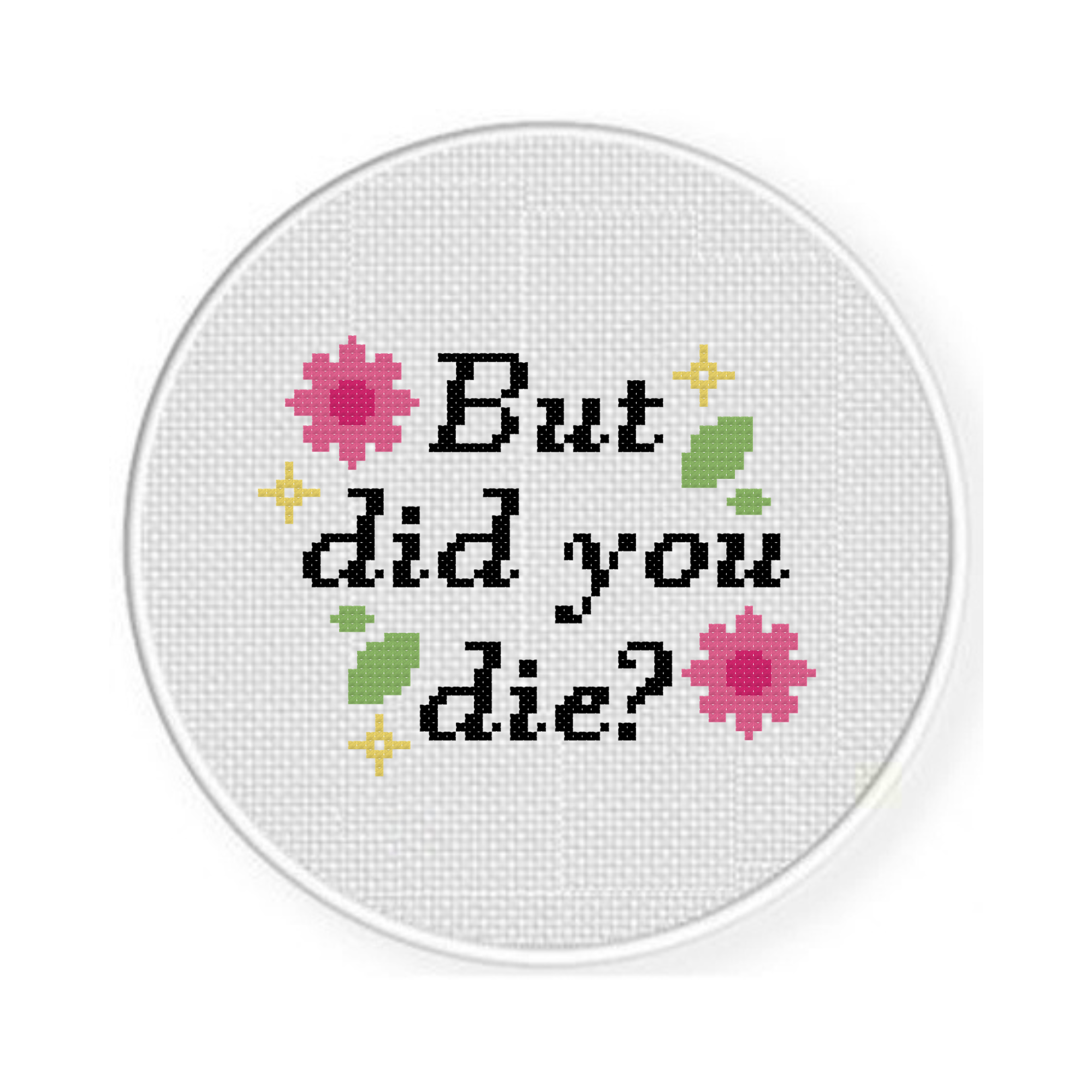 But Did You Die Cross Stitch Pattern - Image 2