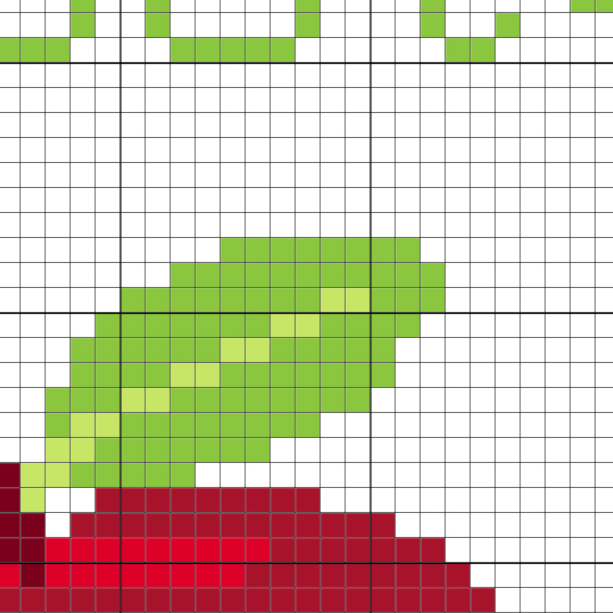 Apple Cross Stitch Pattern - Image 4