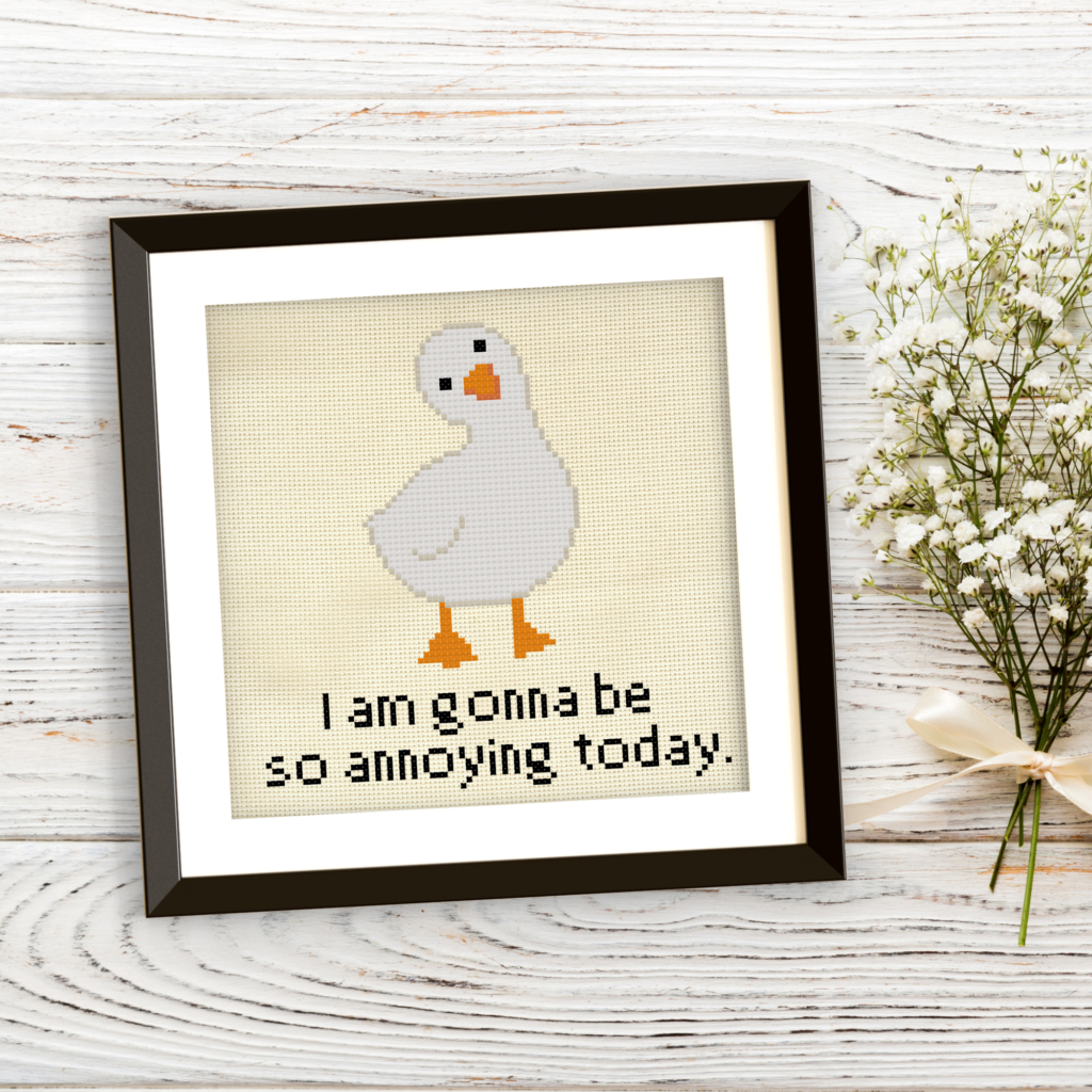 Annoying Today Cross Stitch Pattern