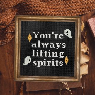 You're Always Lifting Spirits Cross Stitch Pattern