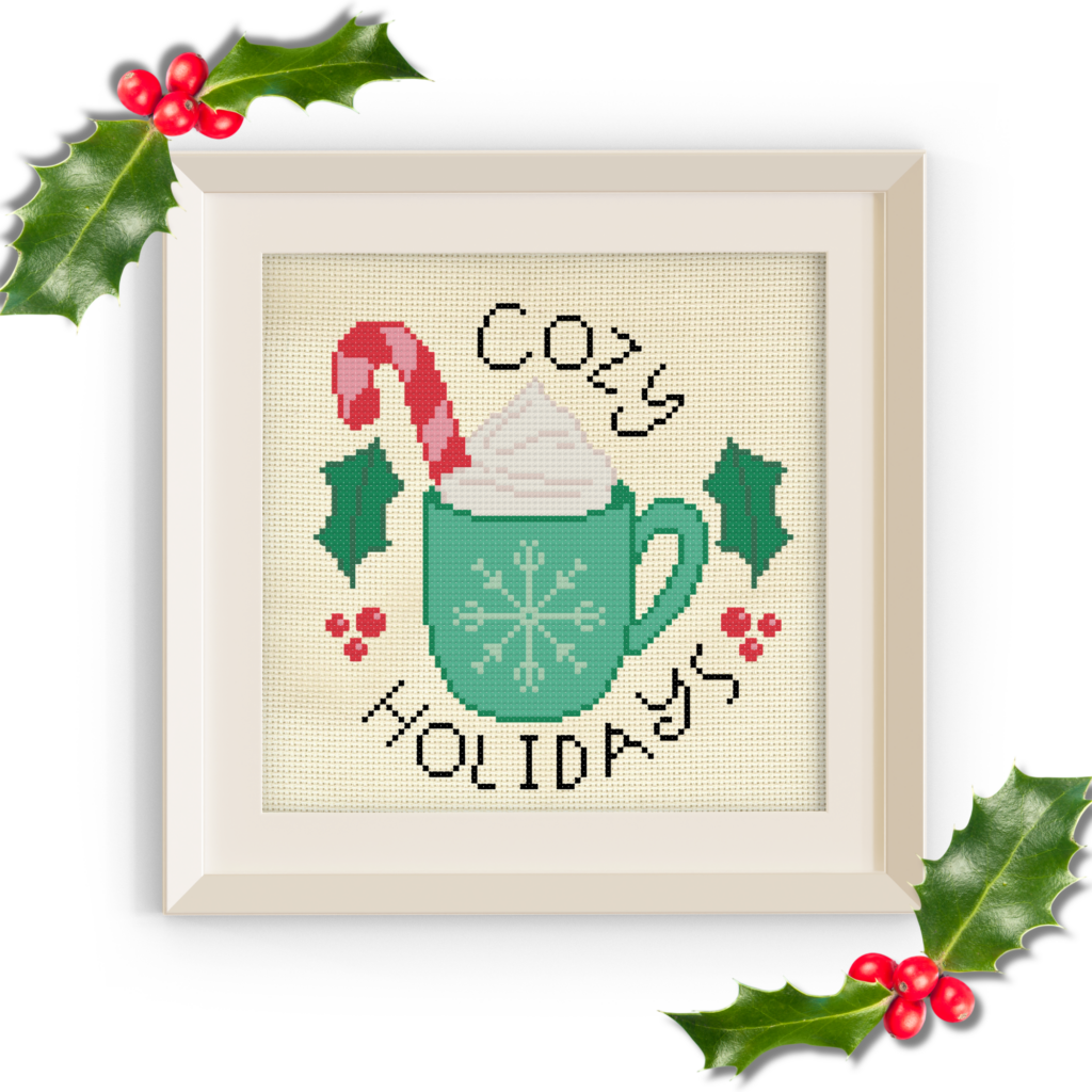 Cozy Holidays Cross Stitch Pattern