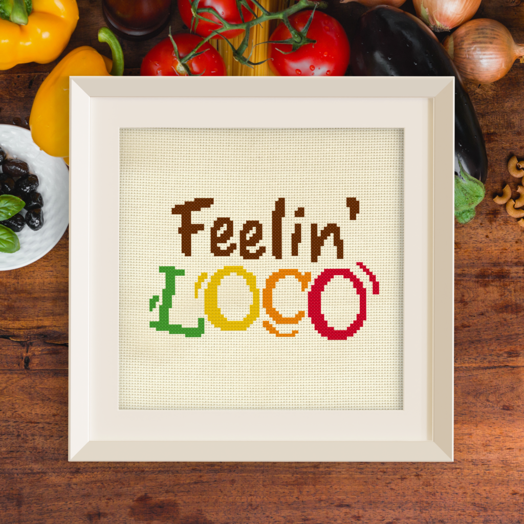 Feelin' Loco Cross Stitch Pattern